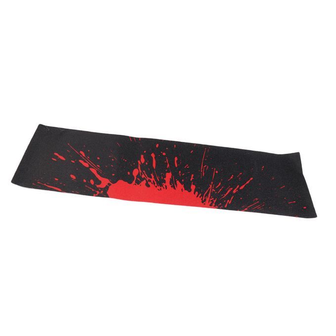 Skateboard Deck Sandpaper Grip Tape Griptape Sheet 84 X Black And Red
