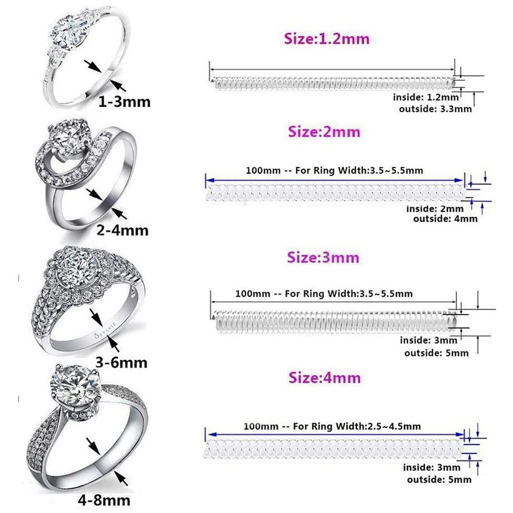 Ring Size Adjuster For Loose Rings Ring Silicone Tightener