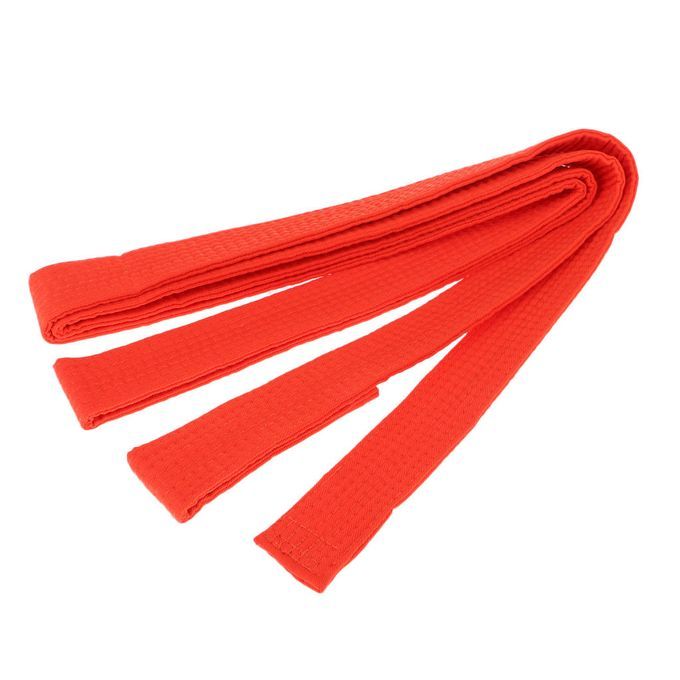 Comfortable Taekwondo Belt Karate Belt Judo Belt - Multicolor Orange