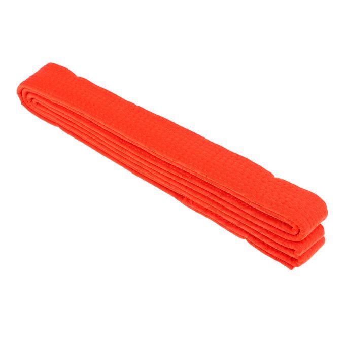 Comfortable Taekwondo Belt Karate Belt Judo Belt - Multicolor Orange