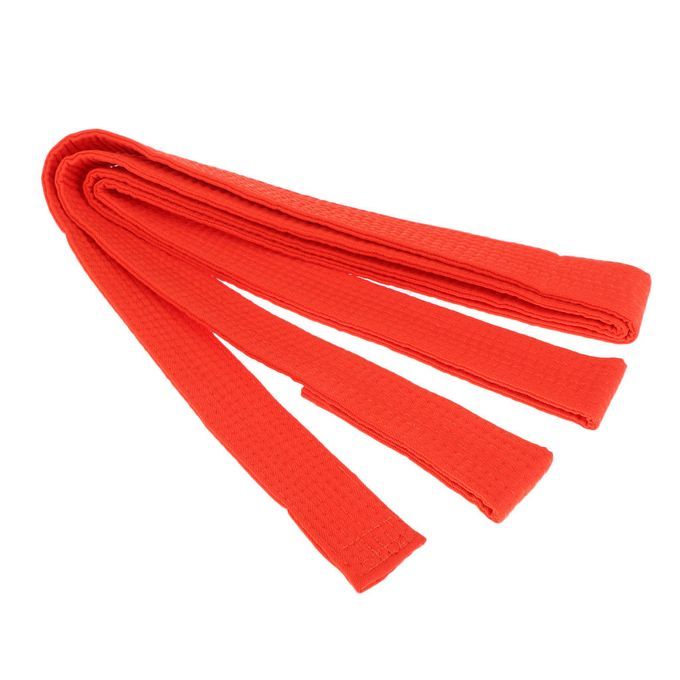 Comfortable Taekwondo Belt Karate Belt Judo Belt - Multicolor Orange