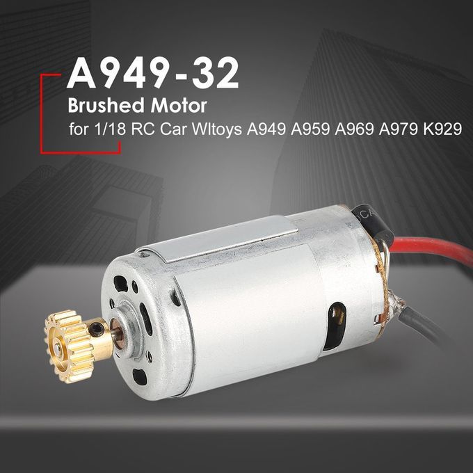 1/18 R   Ar Brushed Motor A949-32 Part For Wltoys A949 A959 A969 A979 K929-Silver