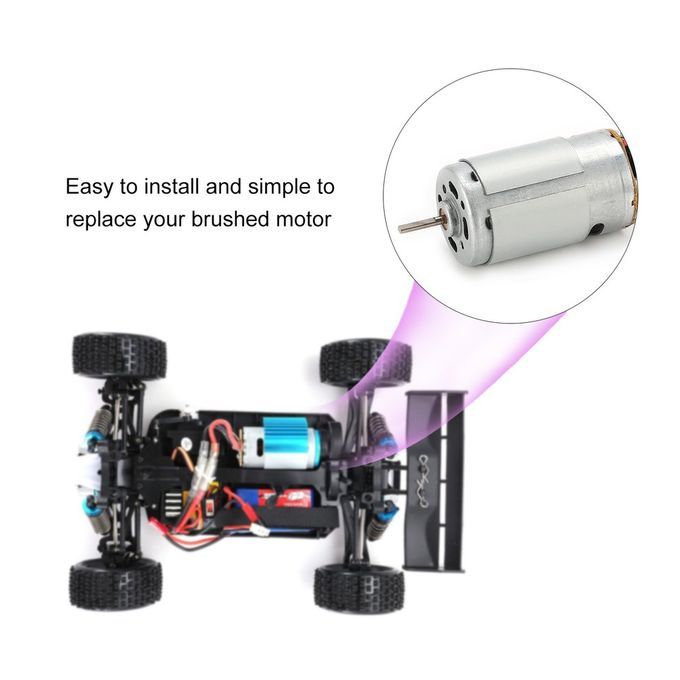 1/18 R   Ar Brushed Motor A949-32 Part For Wltoys A949 A959 A969 A979 K929-Silver