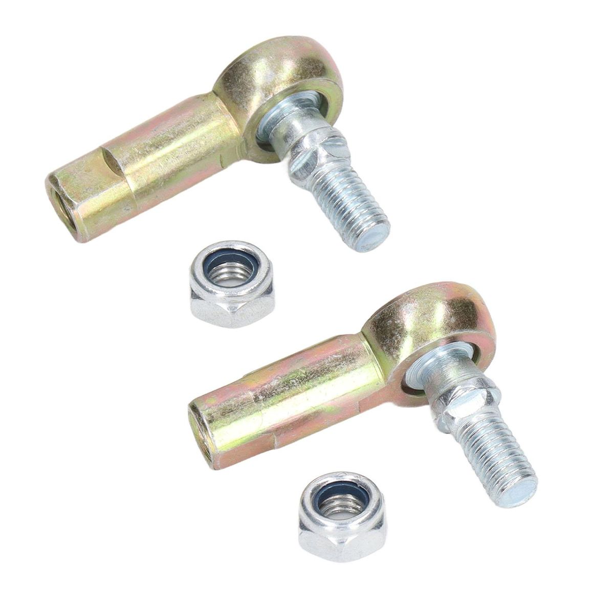 Ball Joint Tie Rod End Abrasion Resistant Universal Steel Alloy for 110cc Quad Dirt Bike ATV Go Kart