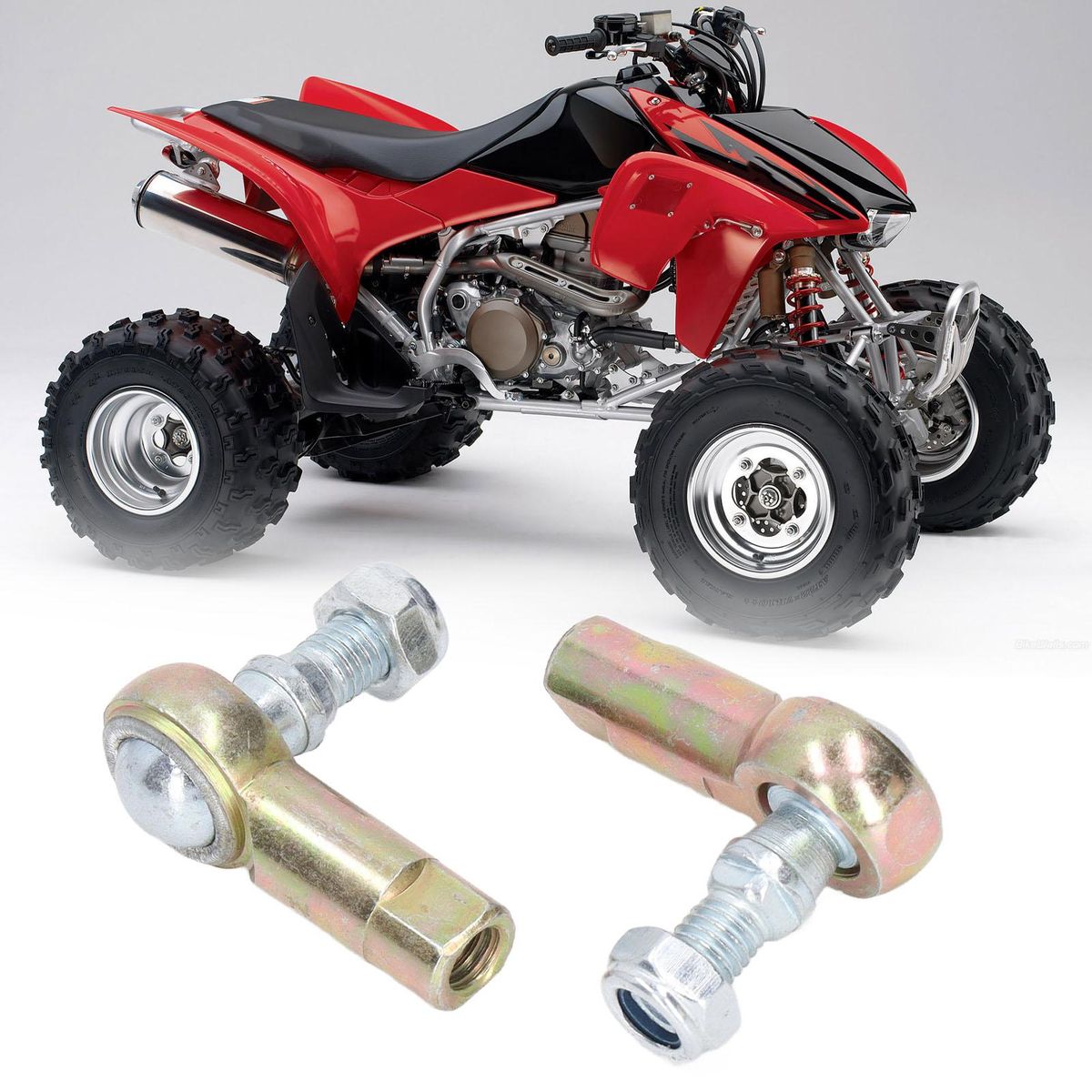 Ball Joint Tie Rod End Abrasion Resistant Universal Steel Alloy for 110cc Quad Dirt Bike ATV Go Kart