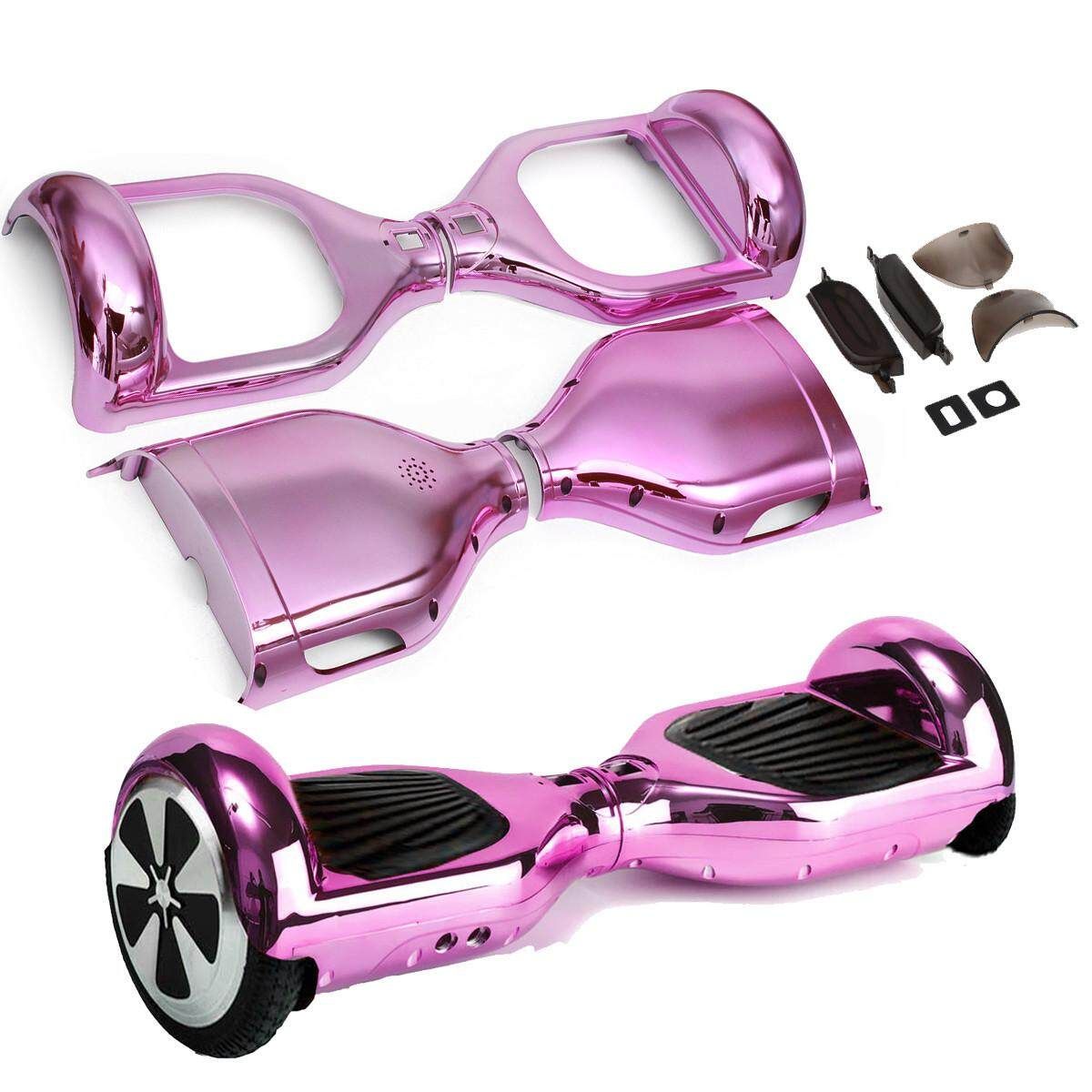 Pink Chrome Outer Shell Cover To 6.5" Self Balancing Electric Scooter Hoverboard - Pink