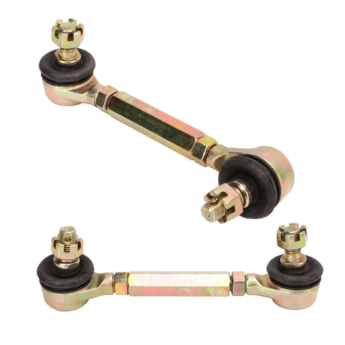 Tie Rod End Set Steel Alloy Sway Bar Ball Joint Stable Performance Practical Long Service Life Wear Resistant for Quad