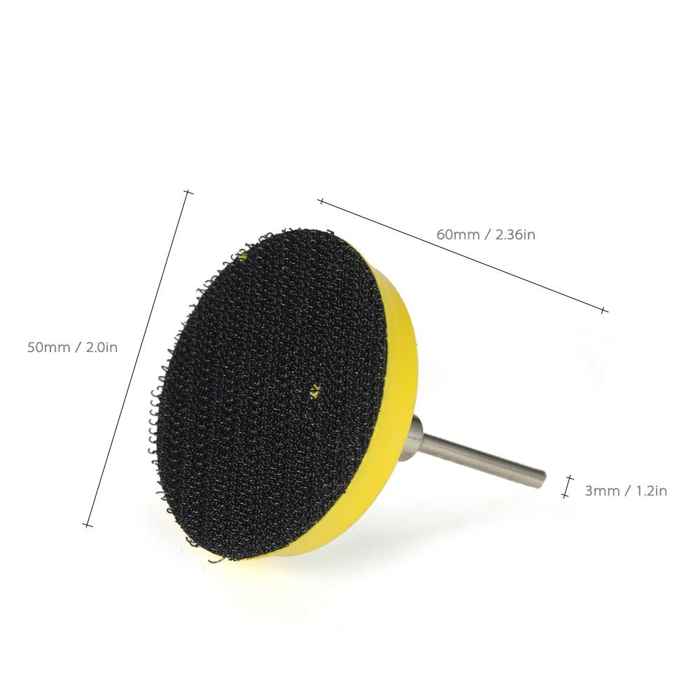 60PCS 50mm 2" Sander Disc Sanding Disk 100-2000 Grit Paper