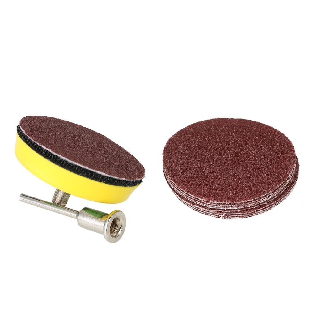 60PCS 50mm 2" Sander Disc Sanding Disk 100-2000 Grit Paper