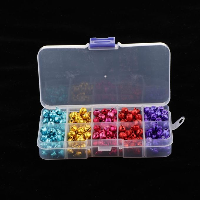 300x 8mm Jingle Bells Loose Beads   Decor Pendants DIY Crafts