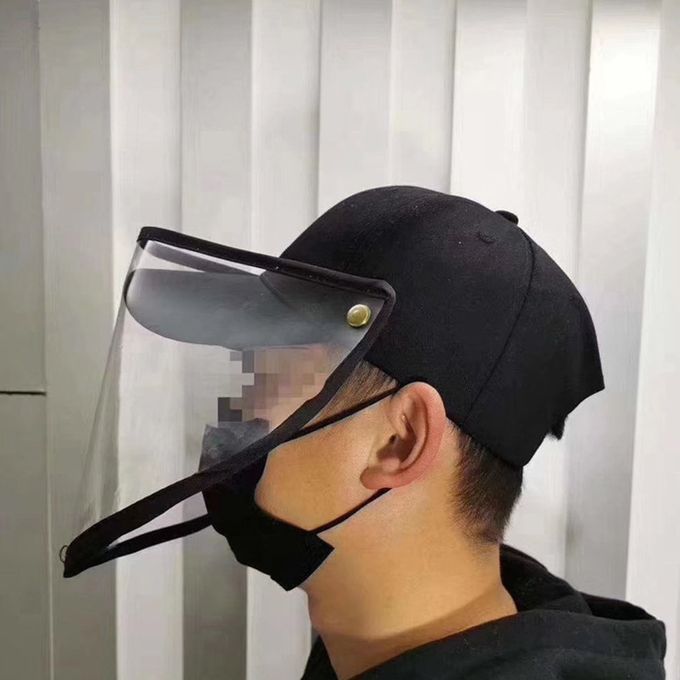 Anti-spitting Protective Hat Anti-dust Cover Peaked Cap