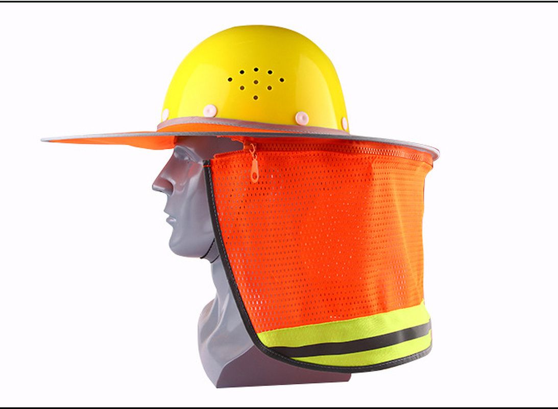 Summer Sun Shade Safety Hard Hat Neck Shield S Reflective