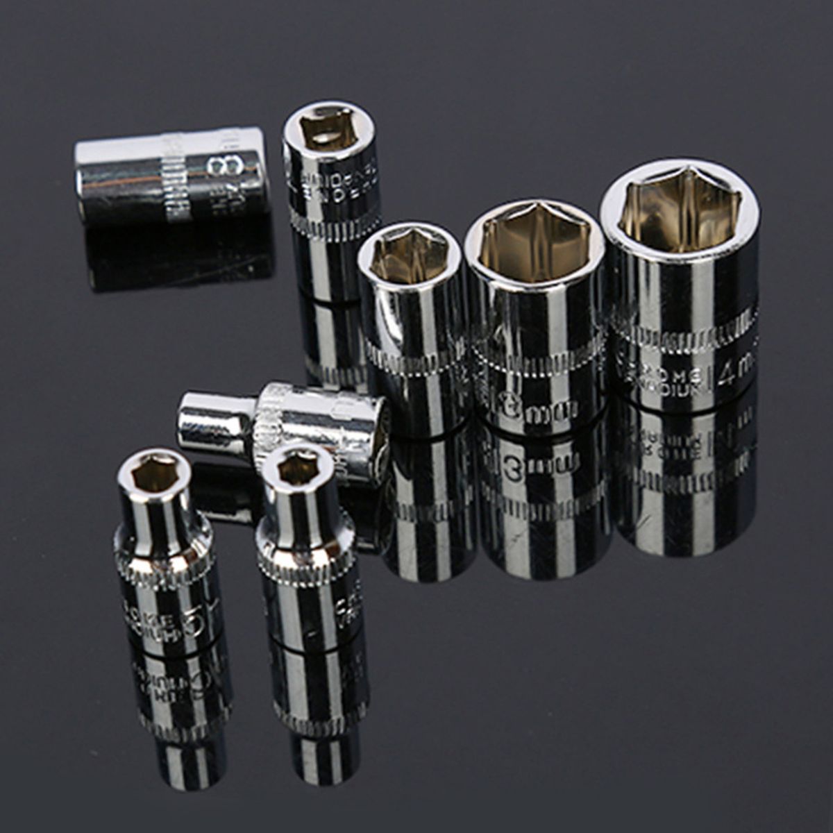 46PCS Suit Compact And Convenient Quick Ratchet Sleeve Auto