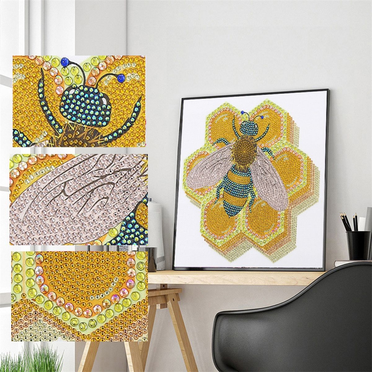 DIY 5D Diamond Painting Animals Flower Pattern