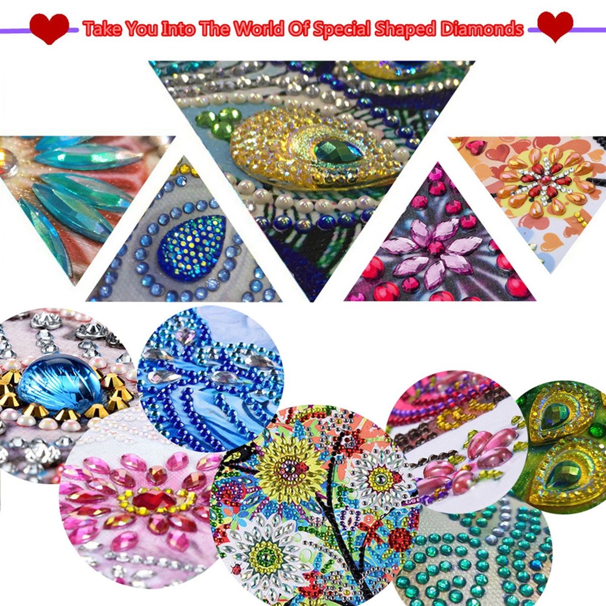 DIY 5D Diamond Painting Animals Flower Pattern