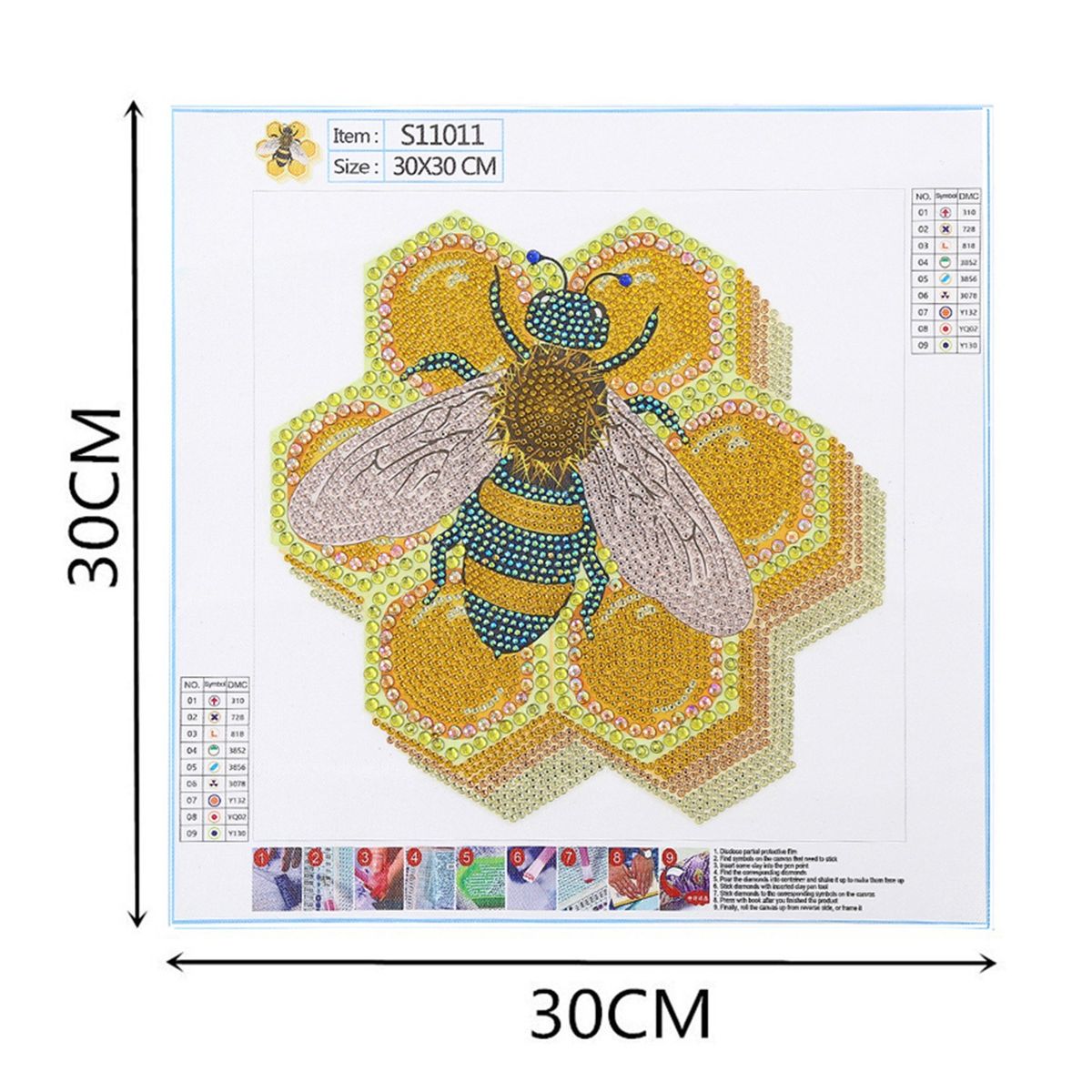 DIY 5D Diamond Painting Animals Flower Pattern