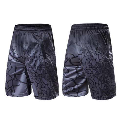 Printing Knee Length Summer Run Street Basketball Shorts