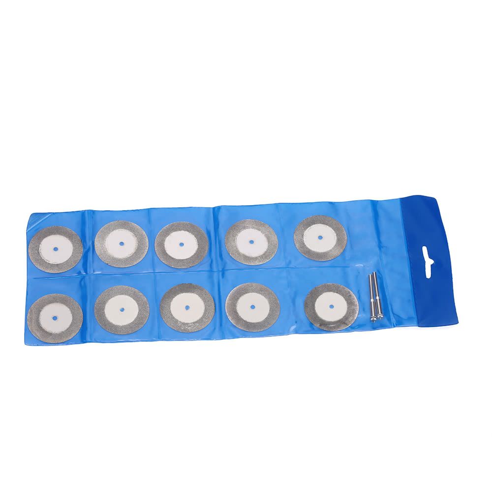 10pcs 25/30/40mm Diamond Coated Grinding 3mm Inner Diameter