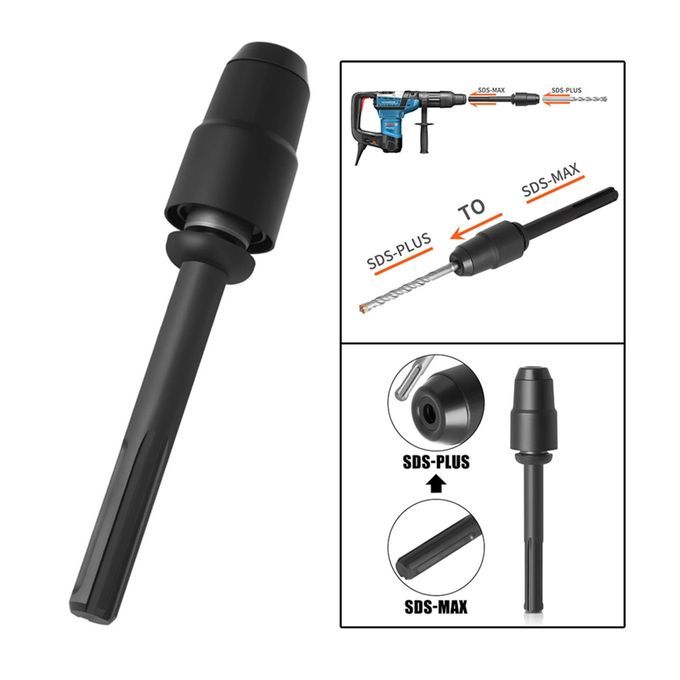 1 Piece SDS Max To SDS Plus Chuck Drill Converter SDS Max Extension