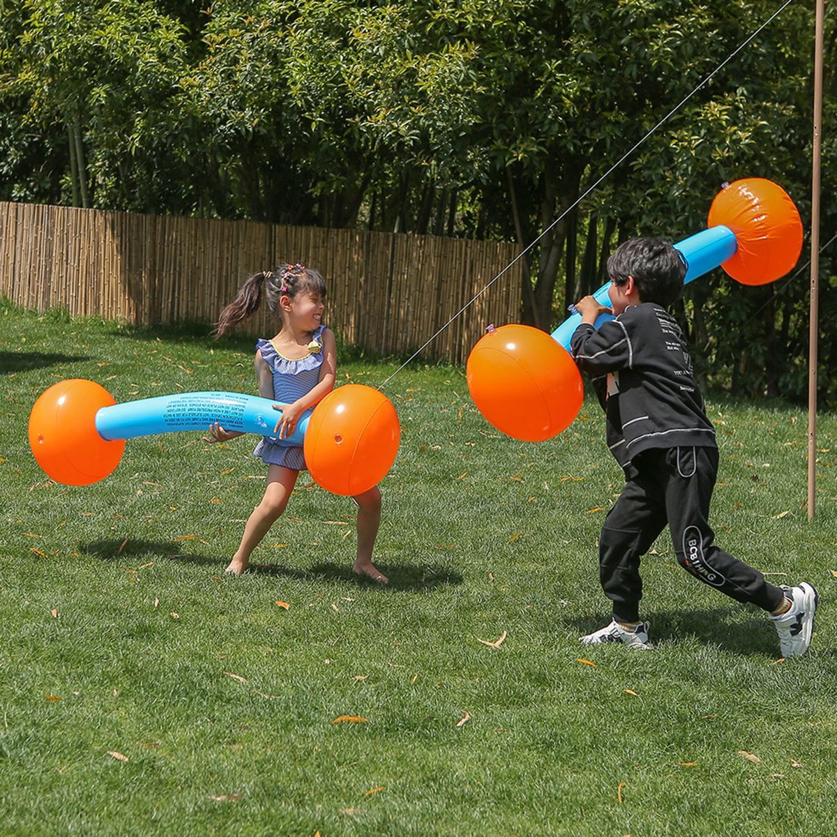 2Pcs Inflatable Hammer Inflatable Hammer Summer Battle Rafts Orange
