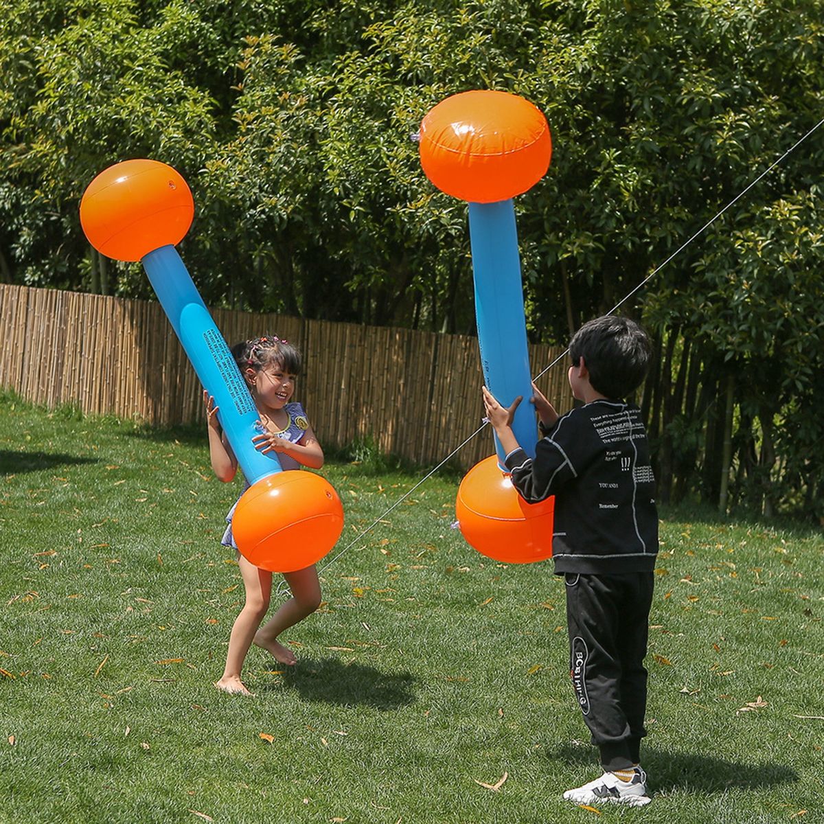 2Pcs Inflatable Hammer Inflatable Hammer Summer Battle Rafts Orange