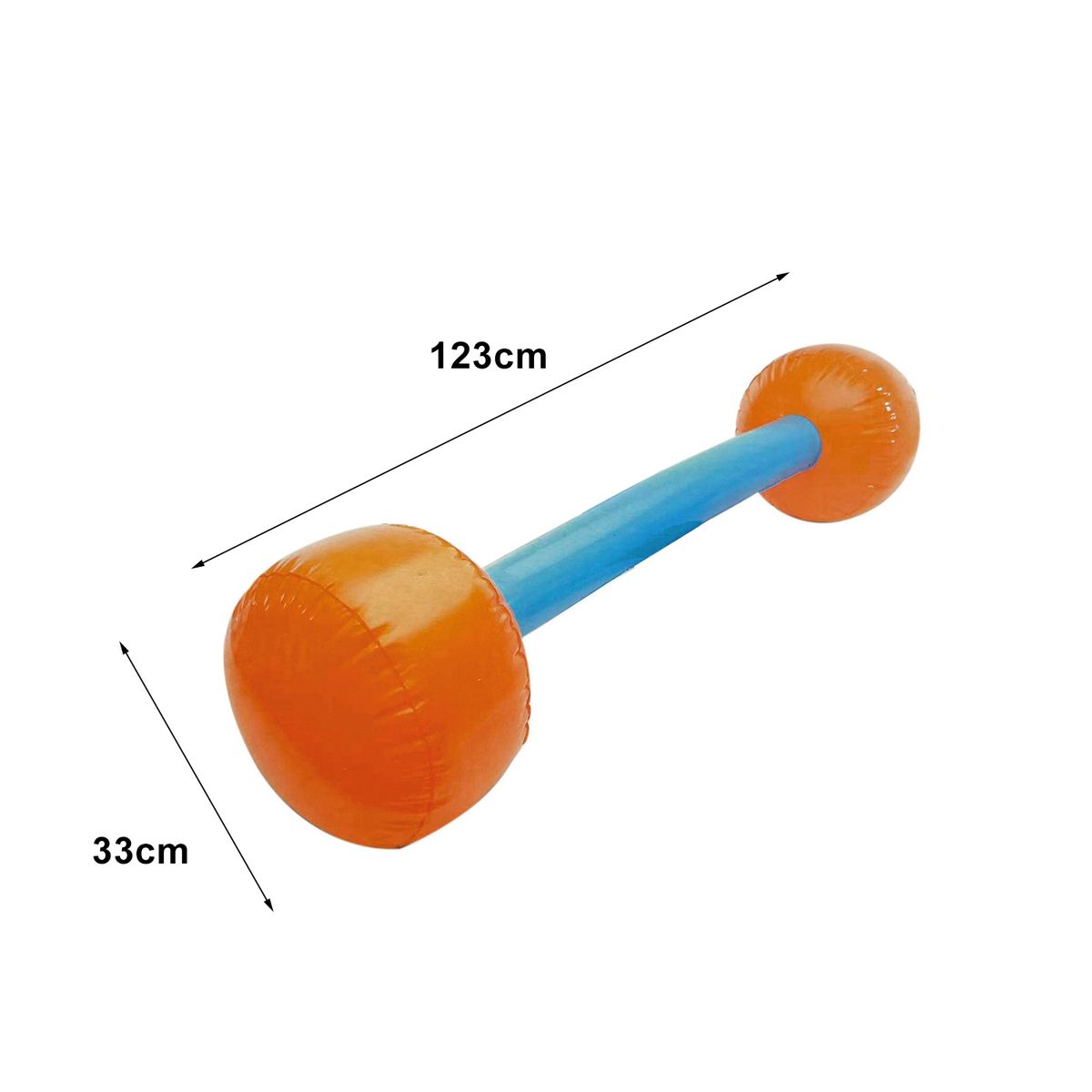 2Pcs Inflatable Hammer Inflatable Hammer Summer Battle Rafts Orange