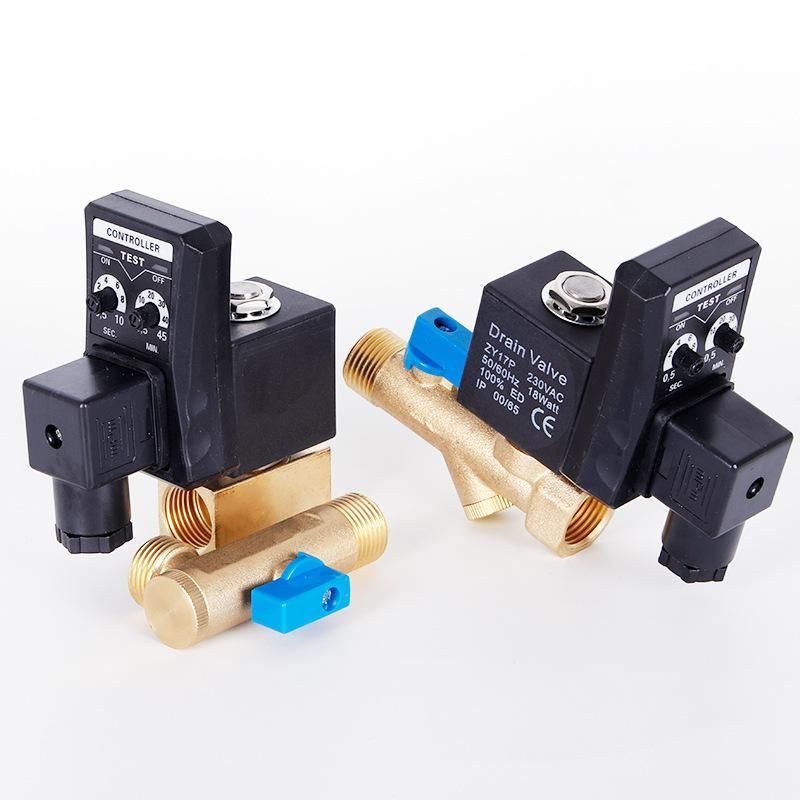 Air Compressor Timing Automatic Electronic Drain Valve Split Electromagnetic Exhaust Valve Time Control Drain Switch 110V Timer