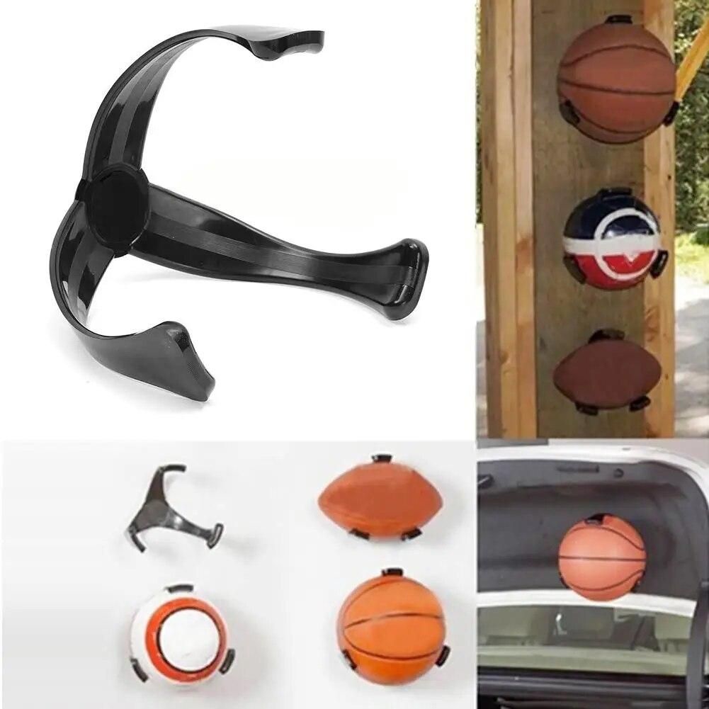 Wall-mounted Ball Display Basketball Storage Rack Indoor Sports Soccer Ball Holder Football Volleyball Stand For Home Decoration