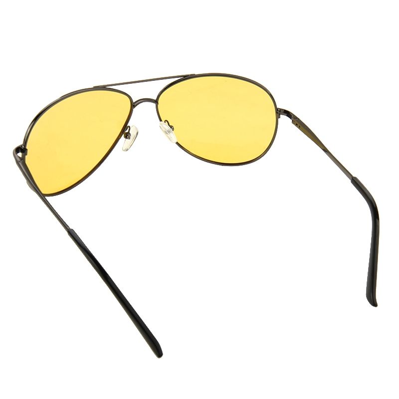 Mirror UV 400 Yellow Night Vision Polarized Eyeglasses