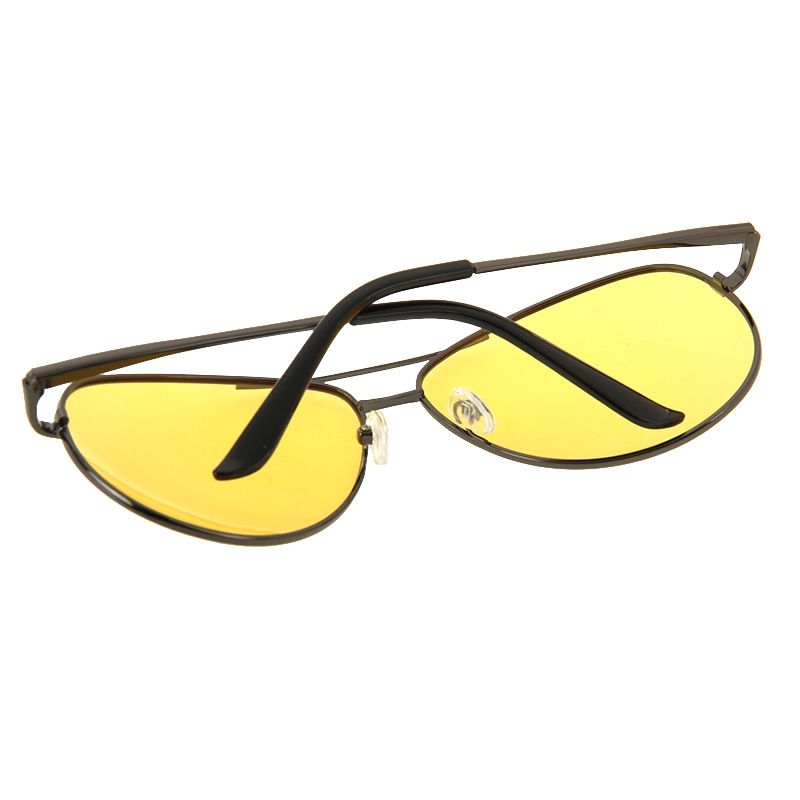 Mirror UV 400 Yellow Night Vision Polarized Eyeglasses