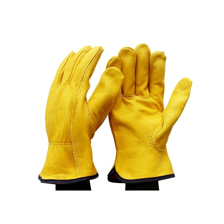 1 Pair JJ-1011 Genuine Leather Gardening Gloves, Size: XL