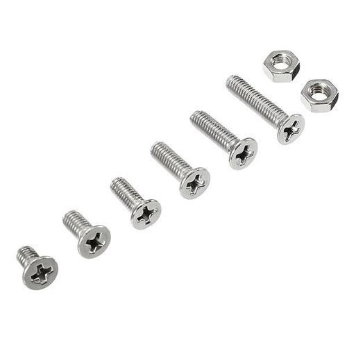 Suleve M4SP2 M4 Philips Flat Head Screws Bolts Nuts Assortment Kit 250Pcs