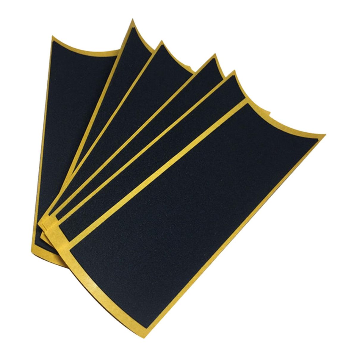 6 Pieces Finger Skateboard Stickers Fingerboard Yellow