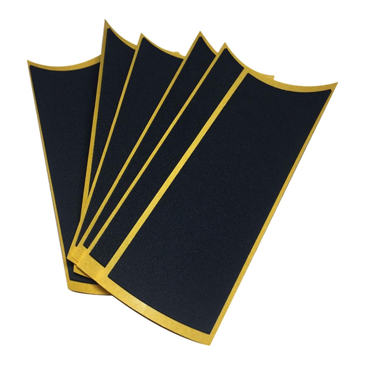 6 Pieces Finger Skateboard Stickers Fingerboard Yellow