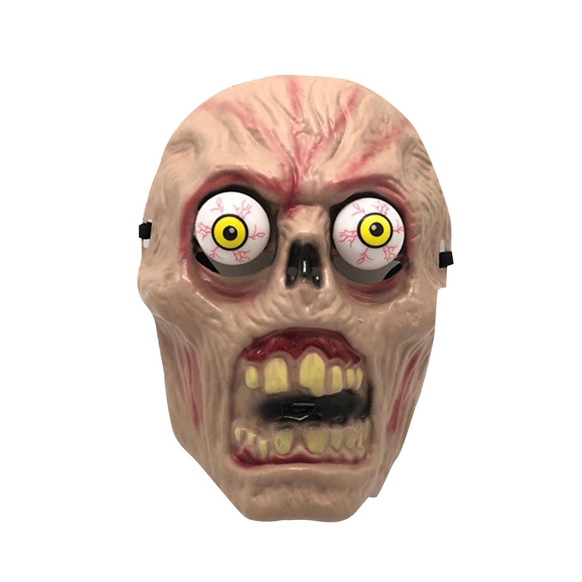 Plastic Halloween Headgear Zombie Headgear with Realistic Bulging Eyes