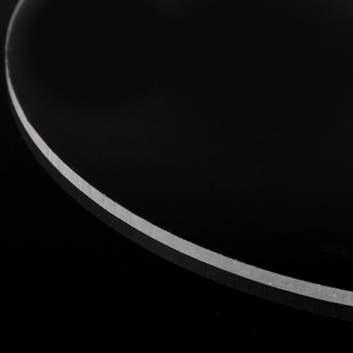 2mm 90mm Dia Plastic Sheet Round Acrylic Plexiglass Plate DIY Model Craft
