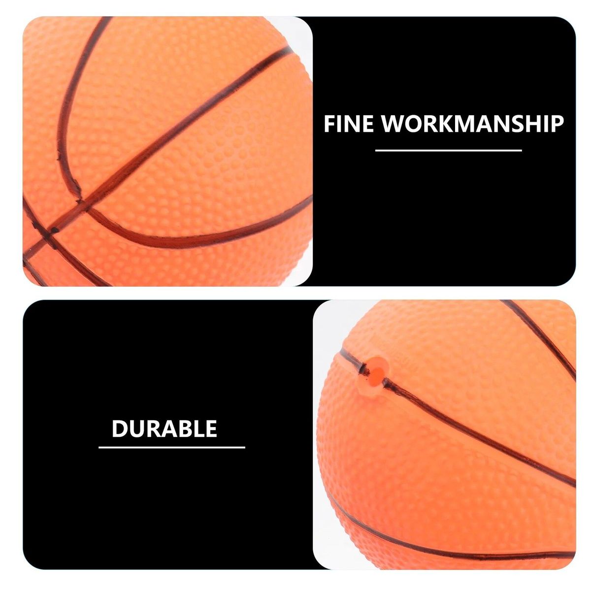 4 Pcs Outdoor Toys Toddler Kids Ball 10cm Indoor Sports Mini Bouncy Basketball Inflatable