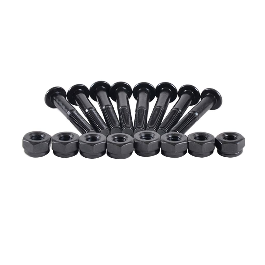 8 Pcs/Pack Skateboard Longboard 33mm Screws Bolts Nuts Set Replacment