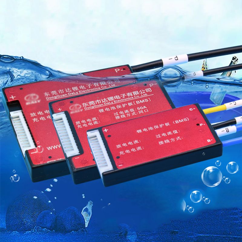 8S 24V LiFePO4 Lithium Battery Protection Board BMS With Balance Waterproof 18650 Lipo Li-ion Iron Phosphate 15A 20A 30A 40A 60A
