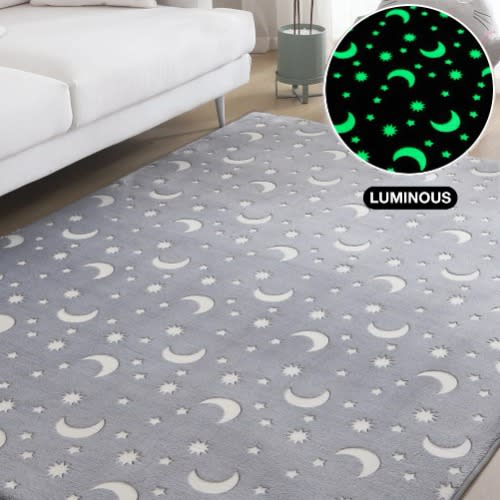 Luminous Glow in the Dark Bed Room Mat