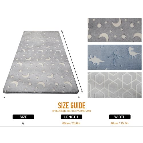 Luminous Glow in the Dark Bed Room Mat