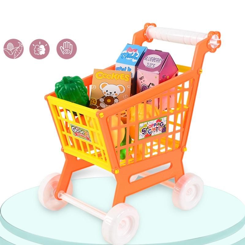 Children's Shopping Cart Toys Educational 21PCS Role Play