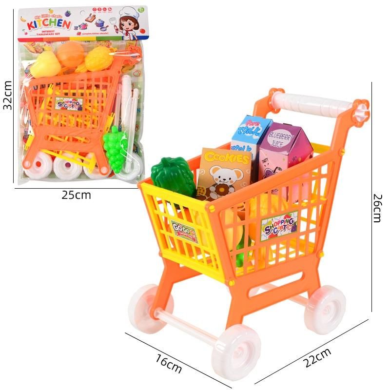 Children's Shopping Cart Toys Educational 21PCS Role Play