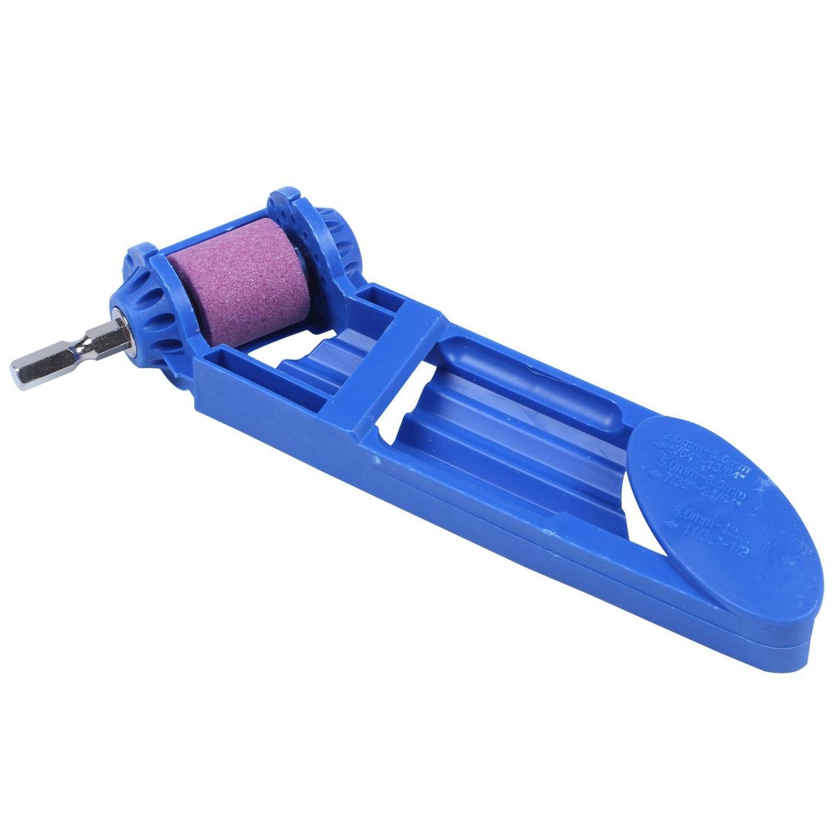 Drill Sharpener 2-12.5mm Portable Corundum Grinding Wheel(Bl