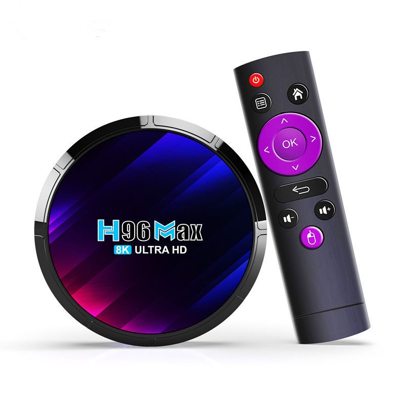 H96 Max 8K Ultra HD Smart TV Box Android 13.0 Media Player With Remote Control