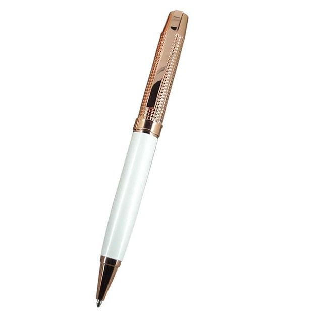 Ballpoint Pen With Hi-tech Engraving Rose Gold Pat
