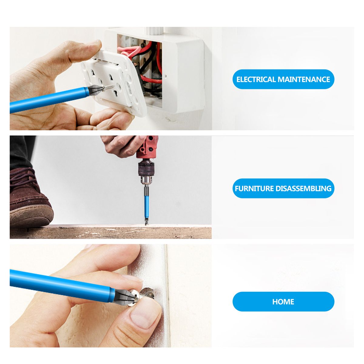 7Pcs Screwdriver Bit Sets Hand Tools Screwdriver Drill Bit