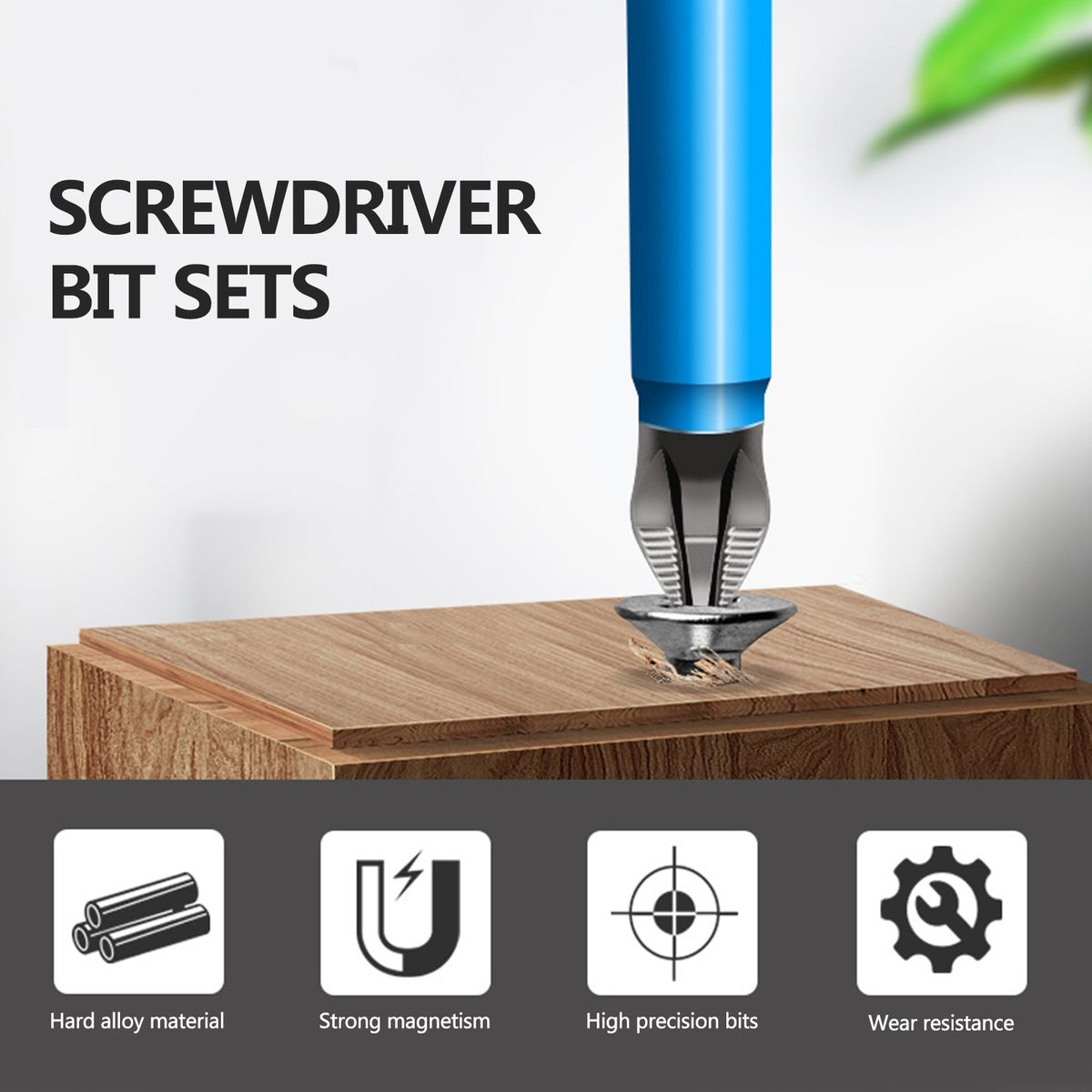 7Pcs Screwdriver Bit Sets Hand Tools Screwdriver Drill Bit