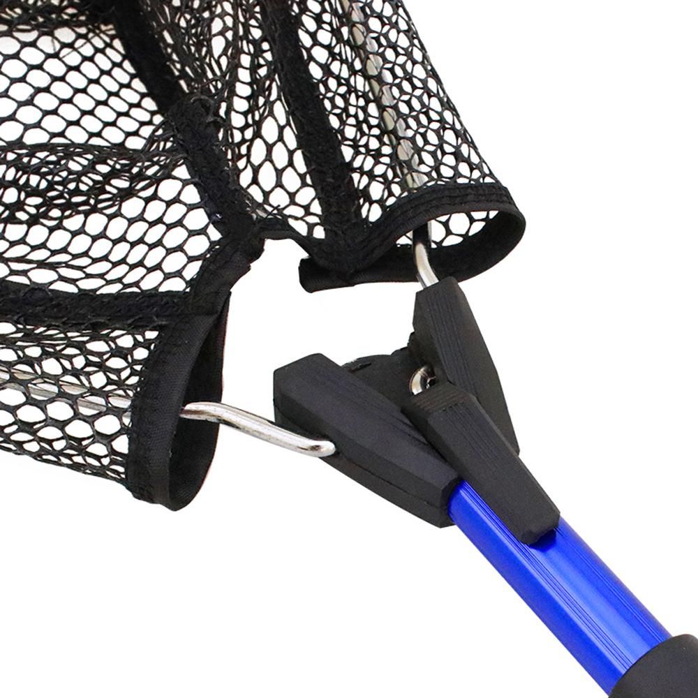 Folding Fishing Net Foldable Fish Landing Net Aluminum Telescopic Pole Handle Durable Nylon Mesh for Safe Fish Catching or Releasing