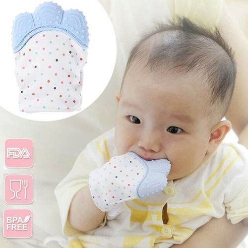 Baby-safe Silicone Teether Toy Gloves